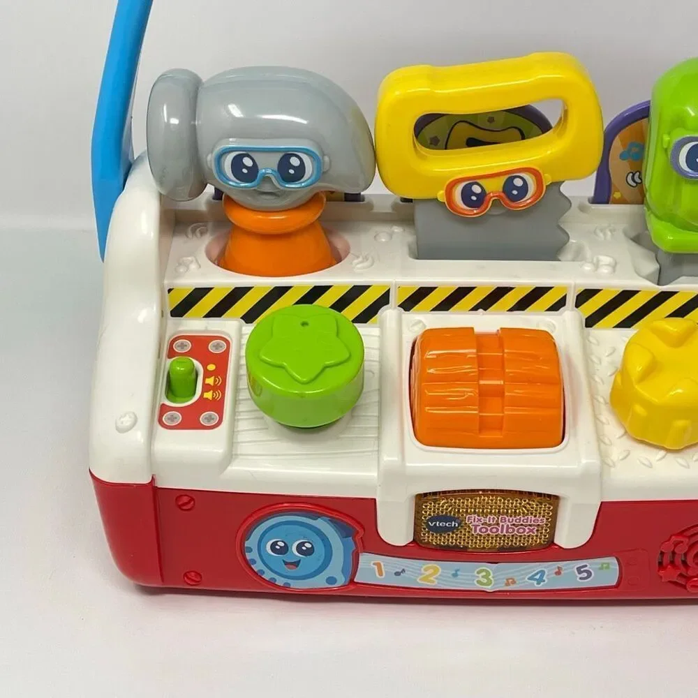 VTech Fix It Buddies Toolbox Toddler Colors Numbers Learning Toy Dexterity Sound